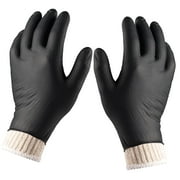 Coolnut BBQ Gloves Set: 4 Cotton Liner Gloves and 100 Washable Cotton Liners, Powder-Free Latex-Free Nitrile Gloves