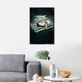 thumbnail image 4 of Inspirational Canvas Wall Art Time is Money Poster Print Motivational Pictures Vintage Painting Home Decor Artwork for Living Room Bedroom Office Decoration Framed Ready to Hang [18''''W x 12''''H], 4 of 5
