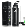 thumbnail image 1 of Termo De Acero Doble Pared Inoxidable Con Fría/caliente 40oz Xtellar negro, 1 of 3