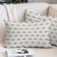 thumbnail image 2 of Nautical Sailboats Throw Pillow Cover 16 x 24 Inch Decorative Pillow Cover Slate Blue Minimalist Beige Coastal Lumbar Pillowcase Seasonal Rectangle Cushion Case for Couch Sofa Bed Living Room, 2 of 9
