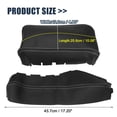 thumbnail image 4 of Unique Bargains 3Pcs/Set Auto Car Microfiber Leather Armrest Protector Cover for Honda Civic 10th Gen 2016-2020 Black with White Line, 4 of 7