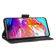 thumbnail image 5 of Case for Samsung Galaxy A70 Cover Adjustable Detachable Card Holder Magnetic closure Leather Wallet Case - Black, 5 of 5