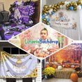 thumbnail image 5 of Custom Name Racoon House Boy Baby Shower Backdrop, 5 of 5