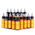 thumbnail image 2 of Botella de 30 ml, 16 colores, tinta pigmentada para maquillaje de tatuajes, tintas profesionales para arte corporal y belleza, 2 of 15