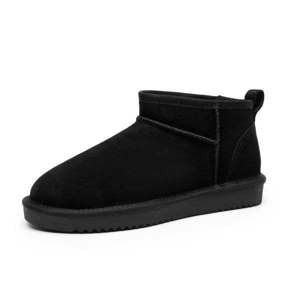 BURUDANI Women's Cozy Low Ankle Winter Boots,all color available
