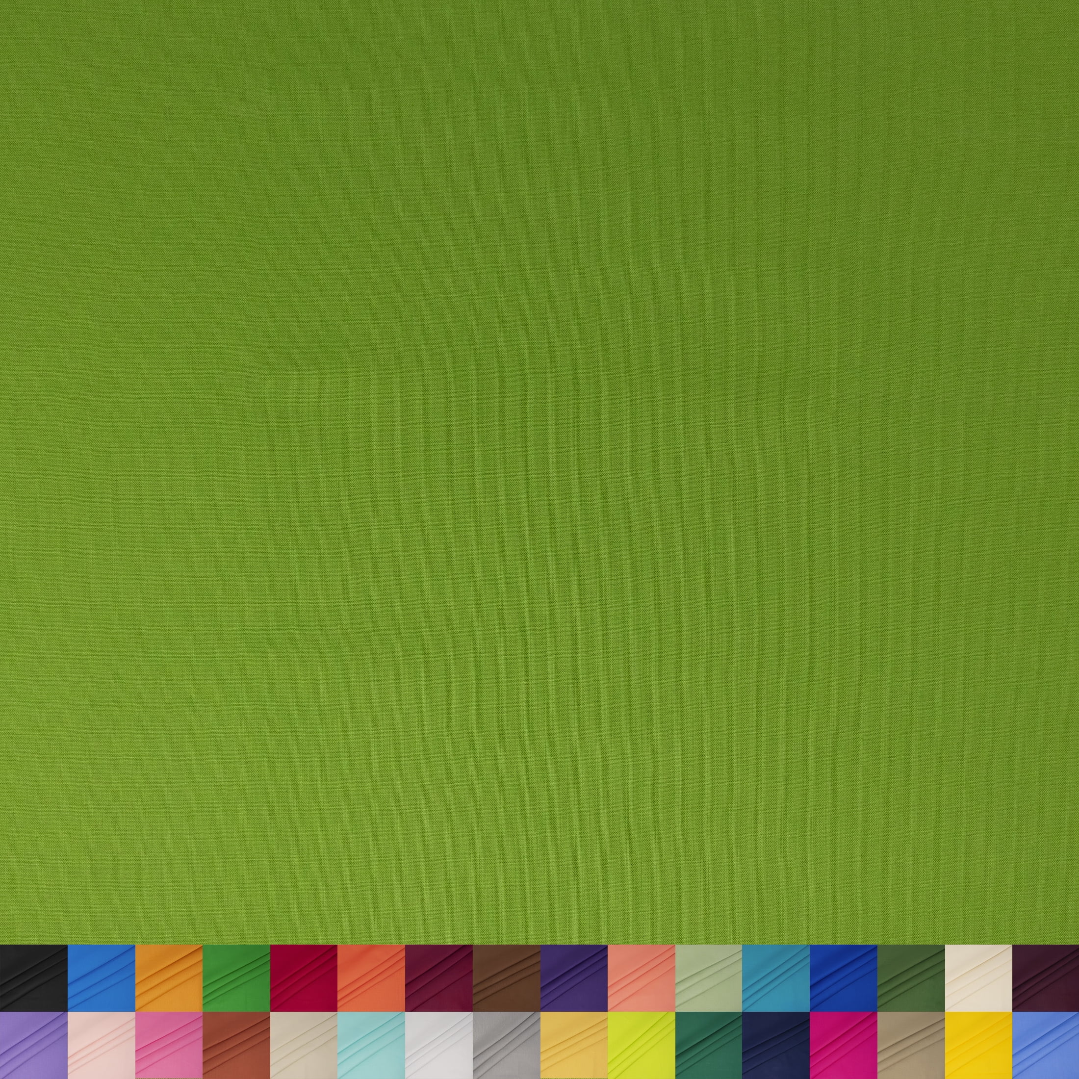 Waverly Inspirations 2 Yard Cut 100% Cotton Solids Fabric, Olive, 44" Wide for Quilting & Sewing