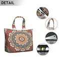 thumbnail image 3 of Mandala Pattern Travel Tote Bag - Large Capacity Weekender with Zipper Closure, Durable Handles for Heavy Loads, 3 of 5