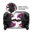 thumbnail image 4 of Fotbe Tulips Flowers Luggage Cover Protector,Suitcase Protector,Scratch and Dirt Resistant,Fits 18-32 Inch Luggage-X-Large, 4 of 9