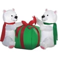 thumbnail image 1 of Gemmy Industries Airblown Polar Bear Cubs 82961, 1 of 1