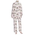 thumbnail image 2 of Pyjama à Imprimé Classique Bedhead pour Femmes, Taille Très Petite – Blanc, 2 of 5