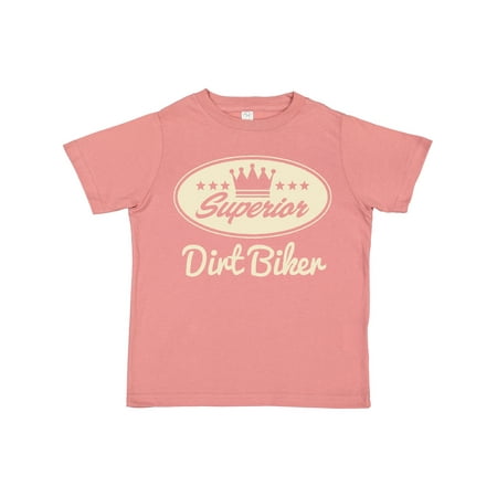 

Inktastic Dirt Biker Vintage Superior Gift Toddler Boy or Toddler Girl T-Shirt