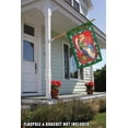 thumbnail image 4 of Toland Home Garden Angel Poinsettia Christmas Flag Double Sided 28x40 Inch, 4 of 5