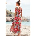 thumbnail image 3 of LASCANA Women's Floral Pattern Maxi Dress Flower, 3 of 5