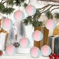 thumbnail image 5 of 3Pcs 80mm/3.15'' Christmas Tree Ball Ornament Set Shatterproof Foam Coloful Sprinkles Balls Ornaments Xmas Tree Hanging Baubles for Home Decor, 5 of 7