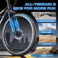thumbnail image 4 of ASKGO 1200W Peak Electric Bike for Adults,48V 10.5A Ebike 26*2.2"Electric Mountain Bicycle,65Miles&30Mph,All-Terrain Off-Road Ebike, Full Suspension /Disc Brake, UL2849,7-Speed,Password lock 365Lbs, 4 of 13