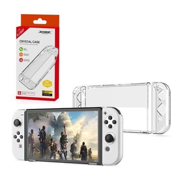 Funda Transparente Rigida Protectora Nintendo Switch Oled Dobe TNS-1133B