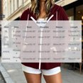 thumbnail image 3 of Nugftut Hoodies for Women Plus Size Full Zip-Up Jacket Oversized Lightweight Sweatshirts Baggy Workout Hoodies with Pockets, 3 of 8