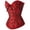 Wine, variant on Fesfesfes Women Gothic Bodysuit Party Shapewear Corset Lace Up Slim Fit Corset Bustier Tube Tops
