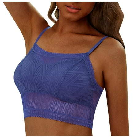 

Knosfe Women s Support Lace Wireless Bra Comfort Cami Bralette Free Size