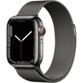 thumbnail image 2 of Apple Watch Series 7 (GPS, 41 Mm) - Caja de Acero Inoxidable Grafito - Correa de Malla Milanesa (Reacondicionada), 2 of 3