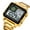 gold, variant on Metal Waterproof LED Luminous Casual Square Clock Style Digital Watch reloj hombre Rectangle Men's Electronic watches