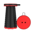 thumbnail image 1 of Tabourets Pliants Rétractables, Tabouret de Camping Portable, Tabouret Pliable Léger Mais Plus Robuste pour la Pêche, les Randonnées, le BBQ, les Fêtes, les Activités de Plein Air, Charge Max 600 Lb, 1 of 4