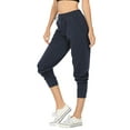 thumbnail image 1 of Women's Joggers Pants Jersey Sweatpants Cotton Tapered Workout Yoga Lounge Casual Pants with Pockets, 1 of 4