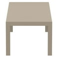 thumbnail image 3 of Compamia Vegas 118" Extendable Patio Dining Table in Taupe, 3 of 11