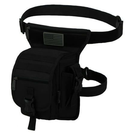 Tactical Utility Waist Belt Bag & Drop Leg Thigh Pack - (Best Tactical Waist Pack)