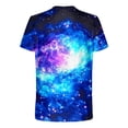 thumbnail image 4 of LNWUY Outer Space T Shirts for Men Fashion Printed Galaxy Solar System Planets Nebula Shirt Summer Loose Comfort Breathable Round Neck T-Shirts Multicolor XXXL, 4 of 5