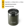 thumbnail image 2 of RTIC 12 oz Ceramic Lined Insulated Essential Lowball Tumbler, Splash Resistant, Olive, 2 of 6