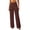 Red, variant on Dress Pants Women 2026 Elastic High Waist Wide Straight Leg Trousers Business Casual Office Work Pants Slacks