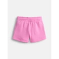 thumbnail image 2 of Athletic Works Girl's Active Fleece Shorts, Sizes 4-18, 2 of 3