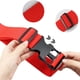 thumbnail image 3 of Apuakthei Juego de correas para equipaje, correas para maletas, correas para maletas, identificación personalizada, accesorios de viaje ajustables antideslizantes (rojo, juego de 2), 3 of 5