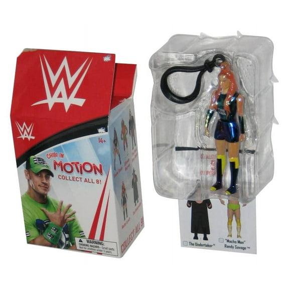 WWE Wrestling Becky Lynch Metallic Version Chibi In Motion Bullsi Toy Figure Keychain