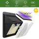 thumbnail image 5 of Lámpara solar para exteriores, paquete de 4, 150 LED, sensor de movimiento, iluminación solar para exteriores, luz solar inalámbrica impermeable, potente seguridad para jardín, 5 of 5