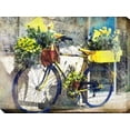 thumbnail image 2 of Outdoor Living and Style Yellow and Blue Bike Outdoor Canvas Rectangular Wall Art Decor 30" x 40", 2 of 2