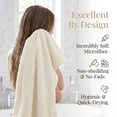 thumbnail image 4 of REGALWOVEN 100% Cotton Striped Hand Towels, Soft Absorbent Quick Drying Towel Sets for Home, Hotel, 14" x 32" Beige 4, 4 of 7