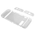 thumbnail image 4 of Kit de funda protectora para consola de juegos, carcasa dividida de TPU, protector transparente para Switch, 4 of 12