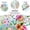 39.38*17.72In, variant on Window Privacy Film Floral Rainbow Decorative Stickers,Double Sided Visible Static Stained Glass Cling, Removable Cover for Home Heat Control 39.38*17.72In