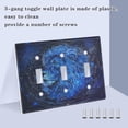 thumbnail image 4 of 2 Gang Light Switch Cover Plate Leo Of Zodiac Wall Plate Decorate Electrical Outlet Cover Plates 4.56”x4.48”, 4 of 8