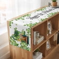 thumbnail image 6 of Table Runners 120 Inches Long Dress Scarves, St. Patrick's Day Farmhouse Coffee/Dining/Kitchen Table Runner for Living Room, Lucky Shamrocks Boots Books Green Plants 13x120 Inch, 6 of 9