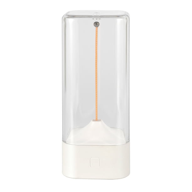 Yuarrent La mini lámpara de escritorio con carga USB y luz LED ilumina cualquier espacio con 3 modos de luz multifuncionales Iluminación y accesorios blanco