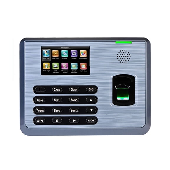 Time Attendance Machine 3-inch Touch Screen Biometric Finrprint Reader For Time Attendance Clock ,Versatile Punching Options