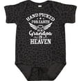thumbnail image 3 of Inktastic Handpicked for Earth by My Grandpa in Heaven Angel Wings Boys or Girls Baby Bodysuit, 3 of 5