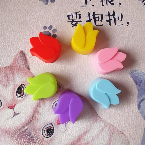 Agiferg 3CM plumeria silicone mold, jelly pudding, random color mold