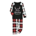 thumbnail image 5 of Family Christmas Pajamas Matching Sets, Xmas Matching Pjs Adults Kids Plaid Long Sleeve Tops Pants Holiday Sleepwear, 5 of 10