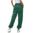 thumbnail image 6 of frariair Sweatpants Women Bottom Joggers Pants Workout High Waisted Yoga With Pockets Jogger Green, 6 of 7