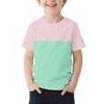thumbnail image 2 of ATOGUTA T Shirts Boys Short Sleeve Crew Neck Summer Trendy T-Shirts Clothes for Teen Boys Mint Green, Size 2T-13, 2 of 6
