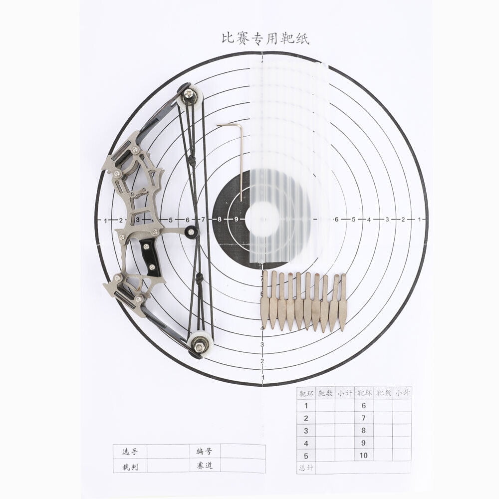 AME Mini 6 Inches Compound Bow Kit Arrows Archery Toy Gift Target Shooting